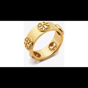 Tory Burch Logo Stud Ring